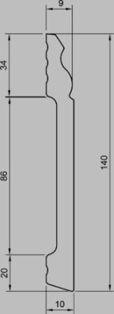 Battiscopa--duropolimero-alto-ducale--Alto-bianco-2000x140x10mm