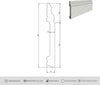 Battiscopa duropolimero alto ducale bianco 2000x120x15mm Fai da te/Prodotti per la costruzione/Materiali da costruzione/Pavimenti/Materiali per pavimenti/Battiscopa Led Mall Home - Napoli, Commerciovirtuoso.it