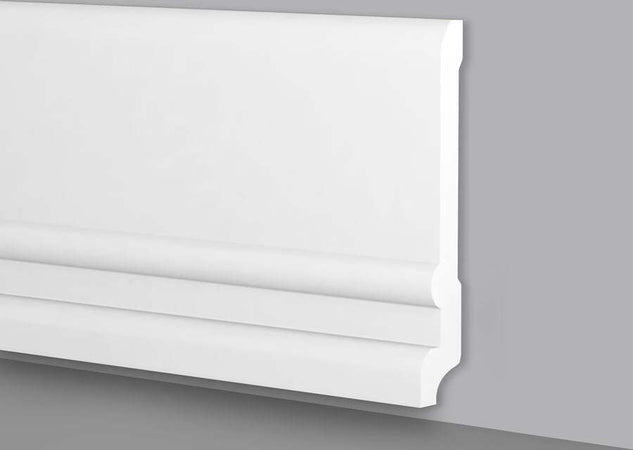 Battiscopa duropolimero alto ducale bianco 2000x128x20mm Fai da te/Prodotti per la costruzione/Materiali da costruzione/Pavimenti/Materiali per pavimenti/Battiscopa Led Mall Home - Napoli, Commerciovirtuoso.it