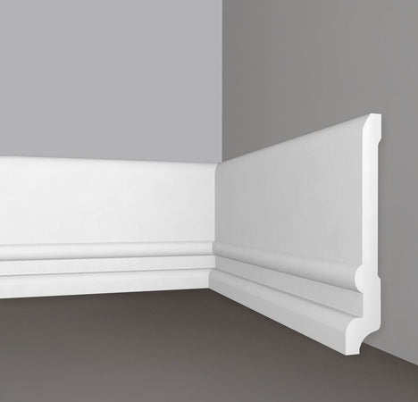 Battiscopa duropolimero alto ducale bianco 2000x128x20mm Fai da te/Prodotti per la costruzione/Materiali da costruzione/Pavimenti/Materiali per pavimenti/Battiscopa Led Mall Home - Napoli, Commerciovirtuoso.it