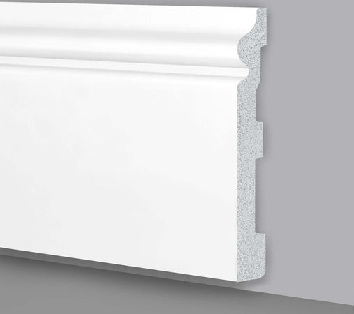 Battiscopa duropolimero alto ducale bianco 2000x150x18mm Fai da te/Prodotti per la costruzione/Materiali da costruzione/Pavimenti/Materiali per pavimenti/Battiscopa Led Mall Home - Napoli, Commerciovirtuoso.it