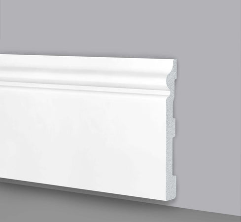 Battiscopa duropolimero ducale bianco 100x15x2000mm Fai da te/Prodotti per la costruzione/Materiali da costruzione/Pavimenti/Materiali per pavimenti/Battiscopa Led Mall Home - Napoli, Commerciovirtuoso.it