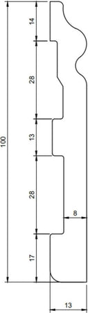 Battiscopa duropolimero ducale bianco 100x15x2000mm Fai da te/Prodotti per la costruzione/Materiali da costruzione/Pavimenti/Materiali per pavimenti/Battiscopa Led Mall Home - Napoli, Commerciovirtuoso.it