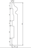 Battiscopa duropolimero ducale bianco 120x16x2000mm Fai da te/Prodotti per la costruzione/Materiali da costruzione/Pavimenti/Materiali per pavimenti/Battiscopa Led Mall Home - Napoli, Commerciovirtuoso.it