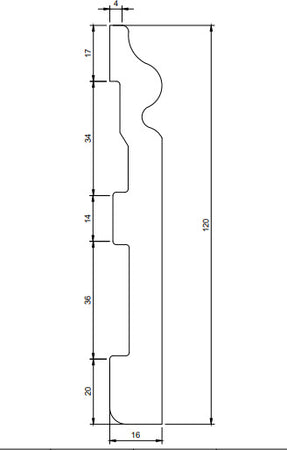 Battiscopa duropolimero ducale bianco 120x16x2000mm Fai da te/Prodotti per la costruzione/Materiali da costruzione/Pavimenti/Materiali per pavimenti/Battiscopa Led Mall Home - Napoli, Commerciovirtuoso.it