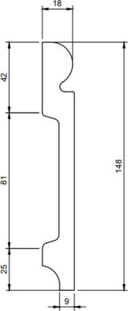 Battiscopa duropolimero ducale bianco 2000x145x18mm Fai da te/Prodotti per la costruzione/Materiali da costruzione/Pavimenti/Materiali per pavimenti/Battiscopa Led Mall Home - Napoli, Commerciovirtuoso.it