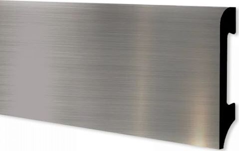 Battiscopa in duropolimero argento silver cromato 2000x75x14mm Fai da te/Prodotti per la costruzione/Materiali da costruzione/Pavimenti/Materiali per pavimenti/Battiscopa Led Mall Home - Napoli, Commerciovirtuoso.it