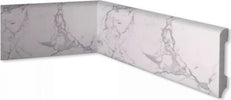 Battiscopa in duropolimero effetto marmo bianco Carrara 2000x85x12mm Fai da te/Prodotti per la costruzione/Materiali da costruzione/Pavimenti/Materiali per pavimenti/Battiscopa Led Mall Home - Napoli, Commerciovirtuoso.it