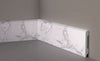 Battiscopa in duropolimero effetto marmo bianco Carrara 2000x85x12mm Fai da te/Prodotti per la costruzione/Materiali da costruzione/Pavimenti/Materiali per pavimenti/Battiscopa Led Mall Home - Napoli, Commerciovirtuoso.it