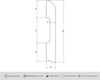 Battiscopa in duropolimero effetto matt silver 2000x68x10mm Fai da te/Prodotti per la costruzione/Materiali da costruzione/Pavimenti/Materiali per pavimenti/Battiscopa Led Mall Home - Napoli, Commerciovirtuoso.it