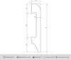 Battiscopa in duropolimero nero 2000x75x14mm Fai da te/Prodotti per la costruzione/Materiali da costruzione/Pavimenti/Materiali per pavimenti/Battiscopa Led Mall Home - Napoli, Commerciovirtuoso.it
