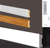 Battiscopa-in-POLIMERI-Ad-INCASSO-RASOMURO-per-Cartongesso-39x17x2800mm---BIANCO---ROVERE--