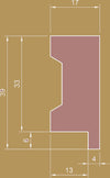 Battiscopa-in-POLIMERI-Ad-INCASSO-RASOMURO-per-Cartongesso-39x17x2800mm---BIANCO---ROVERE--