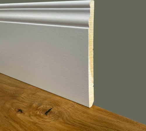 BATTISCOPA legno DUCALE 180X14 ZOCCOLINO MASSELLO ALTISSIMO bianco (prezzo al metro lineare) Fai da te/Prodotti per la costruzione/Materiali da costruzione/Pavimenti/Materiali per pavimenti/Battiscopa Eternal Parquet - Ariano Irpino, Commerciovirtuoso.it