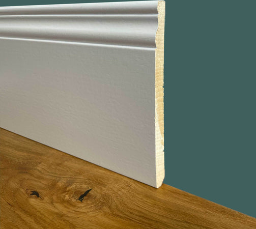 BATTISCOPA legno DUCALE 180X14 ZOCCOLINO MASSELLO ALTISSIMO bianco (prezzo al metro lineare) Fai da te/Prodotti per la costruzione/Materiali da costruzione/Pavimenti/Materiali per pavimenti/Battiscopa Eternal Parquet - Ariano Irpino, Commerciovirtuoso.it