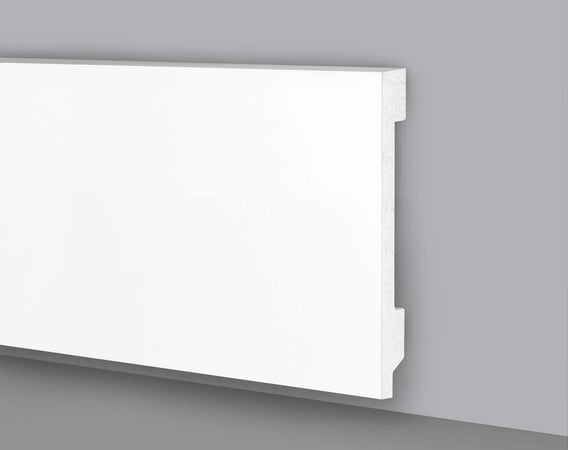 Battiscopa passacavi bianco 2000x100x15mm Fai da te/Prodotti per la costruzione/Materiali da costruzione/Pavimenti/Materiali per pavimenti/Battiscopa Led Mall Home - Napoli, Commerciovirtuoso.it