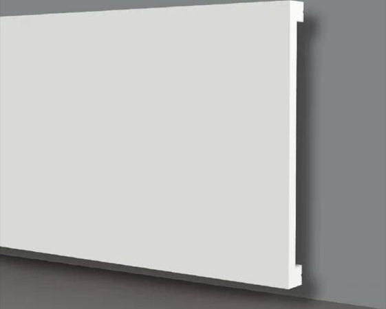 Battiscopa passacavi in duropolimero bianco 2000x120x10mm Fai da te/Prodotti per la costruzione/Materiali da costruzione/Pavimenti/Materiali per pavimenti/Battiscopa Led Mall Home - Napoli, Commerciovirtuoso.it
