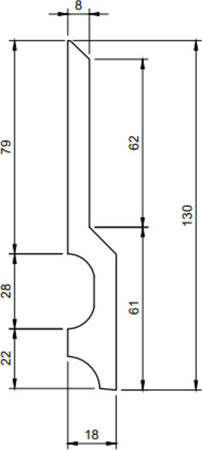 Battiscopa passacavi in duropolimero bianco 2000x130x18mm Fai da te/Prodotti per la costruzione/Materiali da costruzione/Pavimenti/Materiali per pavimenti/Battiscopa Led Mall Home - Napoli, Commerciovirtuoso.it