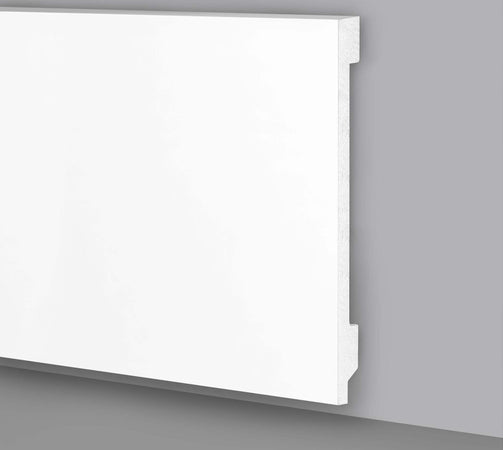 Battiscopa passacavi in duropolimero bianco 2000x150x15mm Fai da te/Prodotti per la costruzione/Materiali da costruzione/Pavimenti/Materiali per pavimenti/Battiscopa Led Mall Home - Napoli, Commerciovirtuoso.it