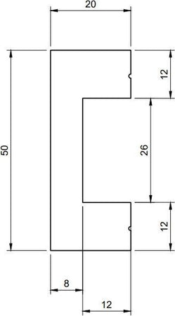 Battiscopa passacavi in duropolimero bianco 2000x50x20mm Fai da te/Prodotti per la costruzione/Materiali da costruzione/Pavimenti/Materiali per pavimenti/Battiscopa Led Mall Home - Napoli, Commerciovirtuoso.it