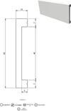 Battiscopa passacavi in duropolimero bianco 2000x60x10mm Fai da te/Prodotti per la costruzione/Materiali da costruzione/Pavimenti/Materiali per pavimenti/Battiscopa Led Mall Home - Napoli, Commerciovirtuoso.it