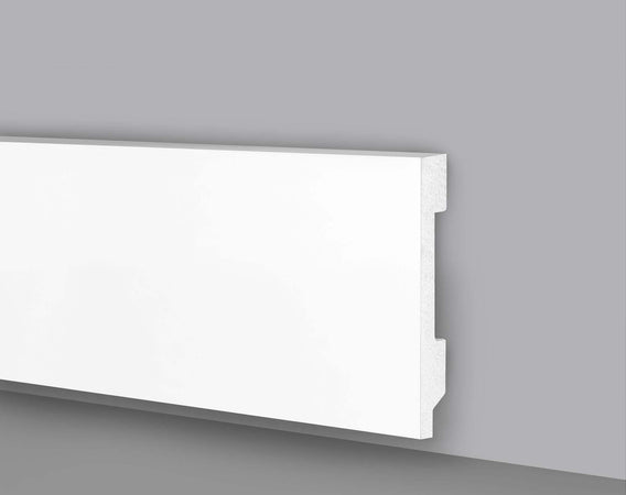 Battiscopa passacavi in duropolimero bianco 2000x70x15mm Fai da te/Prodotti per la costruzione/Materiali da costruzione/Pavimenti/Materiali per pavimenti/Battiscopa Led Mall Home - Napoli, Commerciovirtuoso.it