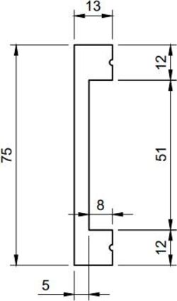 Battiscopa passacavi in duropolimero bianco 2000x75x13mm Fai da te/Prodotti per la costruzione/Materiali da costruzione/Pavimenti/Materiali per pavimenti/Battiscopa Led Mall Home - Napoli, Commerciovirtuoso.it