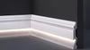 Battiscopa per led in duropolimero 2000x100x18mm Fai da te/Prodotti per la costruzione/Materiali da costruzione/Pavimenti/Materiali per pavimenti/Battiscopa Led Mall Home - Napoli, Commerciovirtuoso.it