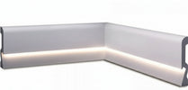 Battiscopa per led in duropolimero 2000x100x18mm Fai da te/Prodotti per la costruzione/Materiali da costruzione/Pavimenti/Materiali per pavimenti/Battiscopa Led Mall Home - Napoli, Commerciovirtuoso.it