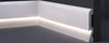 Battiscopa per led in duropolimero 2000x100x18mm Fai da te/Prodotti per la costruzione/Materiali da costruzione/Pavimenti/Materiali per pavimenti/Battiscopa Led Mall Home - Napoli, Commerciovirtuoso.it