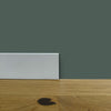 Battiscopa Squadrato in SPC 70x12mm - BIANCO pitturabile (prezzo al metro)