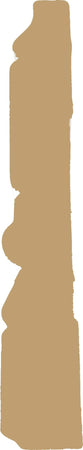 BATTISCOPA ZOCCOLINO COLONIALE in FIBRA DI LEGNO COMPATTA 112X18 BIANCO Fai da te/Prodotti per la costruzione/Materiali da costruzione/Pavimenti/Materiali per pavimenti/Battiscopa Eternal Parquet - Ariano Irpino, Commerciovirtuoso.it