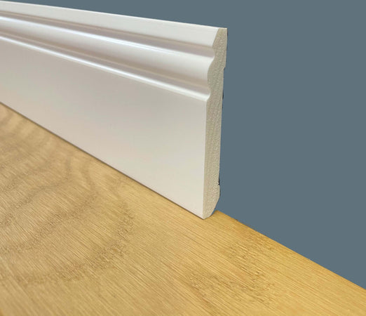 Battiscopa Zoccolino Ducale in Duropolimero Polistrutturato Bianco 80x10 **BEST PRICE** Fai da te/Prodotti per la costruzione/Materiali da costruzione/Pavimenti/Materiali per pavimenti/Battiscopa Eternal Parquet - Ariano Irpino, Commerciovirtuoso.it