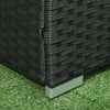 Baule-da-Giardino-in-Rattan-e-Acciaio-con-Coperchio,-95x60x53cm,-Nero-865-011V00BK