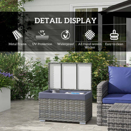 Baule-da-Giardino-in-Rattan-PE-con-Rivestimento-Interno-in-Tessuto-Impermeabile,-76x45x48-cm,-Grigio-865-018V00GY