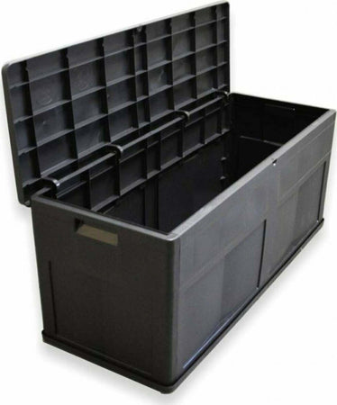 Baule in resina cassapanca multiuso da esterno con ruote lt 320 da 119 cm Giardino e giardinaggio/Organizzazione esterni e alloggiamento/Bauli e contenitori Decor Space - Altamura, Commerciovirtuoso.it
