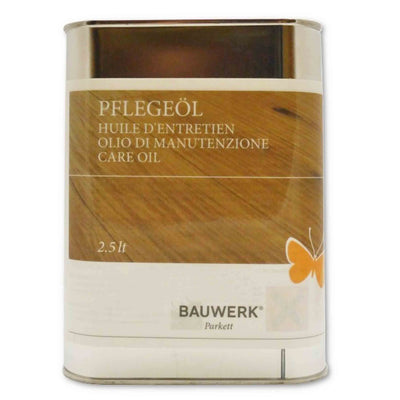 Olio di manutenzione BAUWERK incolore, per la cura ordinaria del Parquet Oliato - Eternal Parquet