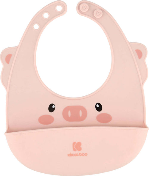 Bavaglino in silicone Rosa Prima infanzia/Allattamento e pappa/Bavaglini/Bavaglini La Casa Del Bebè - Napoli, Commerciovirtuoso.it