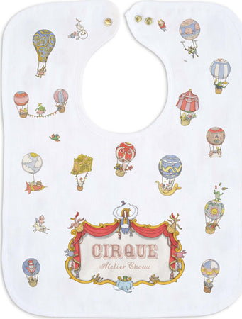 Bavaglino Large Atelier Choux Circus Prima infanzia/Allattamento e pappa/Bavaglini/Bavaglini La Casa Del Bebè - Napoli, Commerciovirtuoso.it