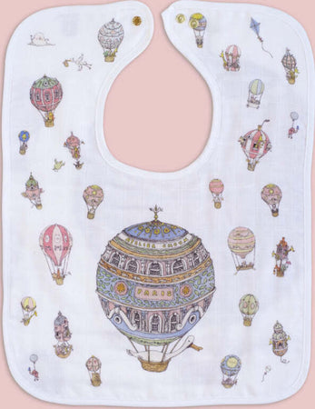 Bavaglino Large Atelier Choux Mongolfiera Prima infanzia/Allattamento e pappa/Bavaglini/Bavaglini La Casa Del Bebè - Napoli, Commerciovirtuoso.it