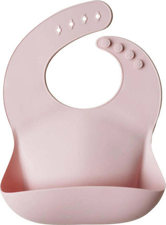 Bavaglino Silicone Mushie Rosa Blush Prima infanzia/Allattamento e pappa/Bavaglini/Bavaglini La Casa Del Bebè - Napoli, Commerciovirtuoso.it