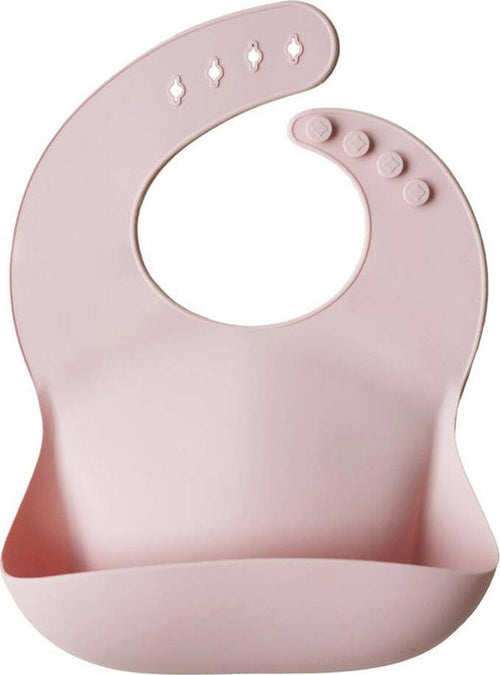 Bavaglino Silicone Mushie Rosa Blush Prima infanzia/Allattamento e pappa/Bavaglini/Bavaglini La Casa Del Bebè - Napoli, Commerciovirtuoso.it