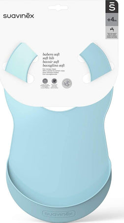 Bavaglino Silicone Suavinex Azzurro Prima infanzia/Allattamento e pappa/Bavaglini/Bavaglini La Casa Del Bebè - Napoli, Commerciovirtuoso.it