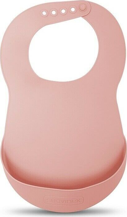 Bavaglino Silicone Suavinex Rosa Prima infanzia/Allattamento e pappa/Bavaglini/Bavaglini La Casa Del Bebè - Napoli, Commerciovirtuoso.it