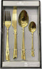 Bavaria Ottingher Set Posate Oro 24 Pz. Servizio di PosateAcciaio Inox Color Oro 6 Persone Art. 197 Casa e cucina/Stoviglie/Posate/Set di posate/Set di posate miste L’Orchidea - Siderno, Commerciovirtuoso.it