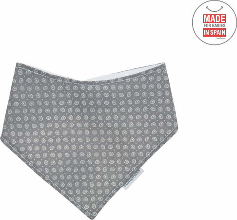 Bavetta Bandana Astra Grigio/Fiori 38X18X1 Cm Prima infanzia/Allattamento e pappa/Bavaglini/Bavaglini La Casa Del Bebè - Napoli, Commerciovirtuoso.it