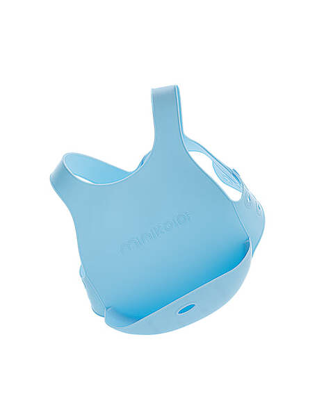 Bavetta Flexi Bib Minikoioi Celeste Prima infanzia/Allattamento e pappa/Bavaglini/Bavaglini La Casa Del Bebè - Napoli, Commerciovirtuoso.it