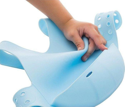 Bavetta Flexi Bib Minikoioi Celeste Prima infanzia/Allattamento e pappa/Bavaglini/Bavaglini La Casa Del Bebè - Napoli, Commerciovirtuoso.it