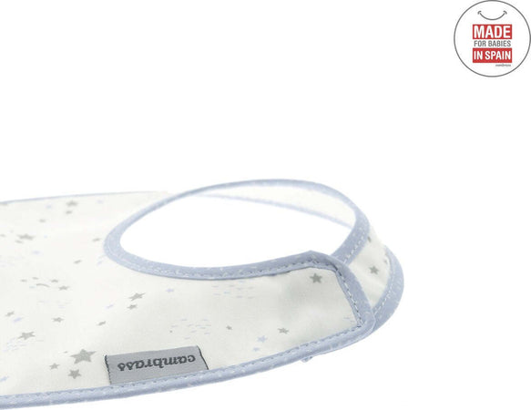 Bavetta Quadrata Velcro Sky Azzurro/Star 20X26X1 Cm Prima infanzia/Allattamento e pappa/Bavaglini/Bavaglini La Casa Del Bebè - Napoli, Commerciovirtuoso.it