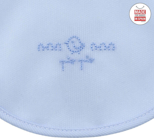 Bavetta Rotonda Velcro Pio Pio Azzurro 16X19X1 Cm Prima infanzia/Allattamento e pappa/Bavaglini/Bavaglini La Casa Del Bebè - Napoli, Commerciovirtuoso.it